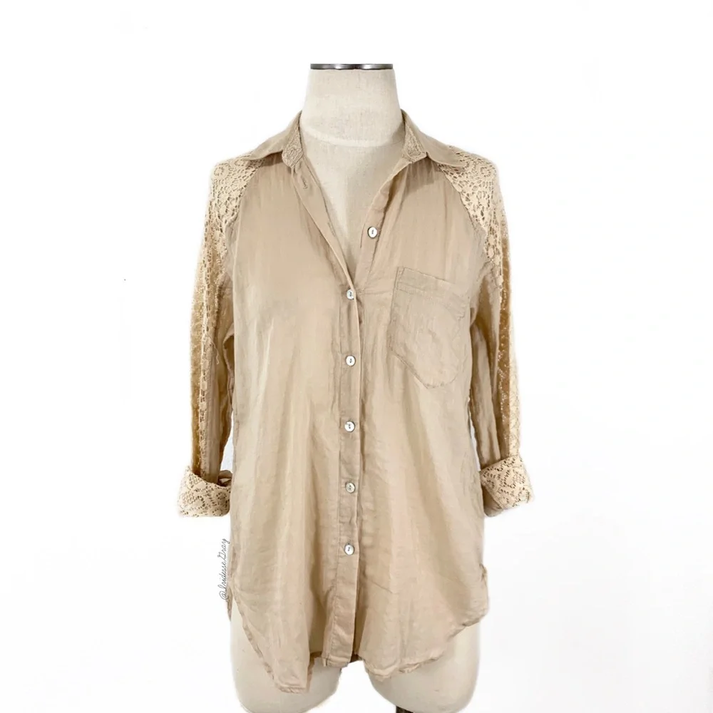 Anthropologie- Holding Horses Lightweight Shirt S